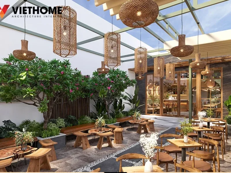 Ảnh test — Không gian sân vườn quán cafe tại Biên Hòa