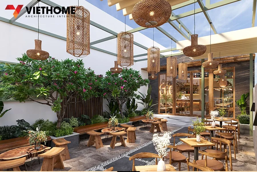Ảnh test — Không gian sân vườn quán cafe tại Biên Hòa